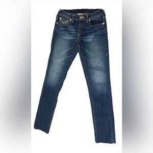True Religion Jeans Size 14 Raw Edge Girls Stella